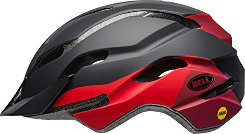 Fahrradhelm für Erwachsene, Schwarz/Rot