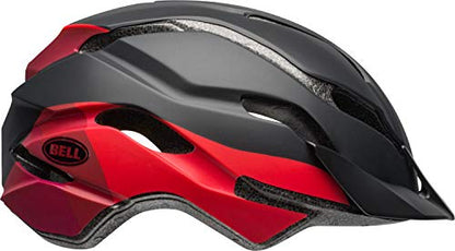 Fahrradhelm für Erwachsene, Schwarz/Rot