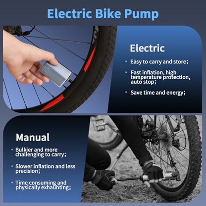 Mini-Elektropumpe für Fahrräder