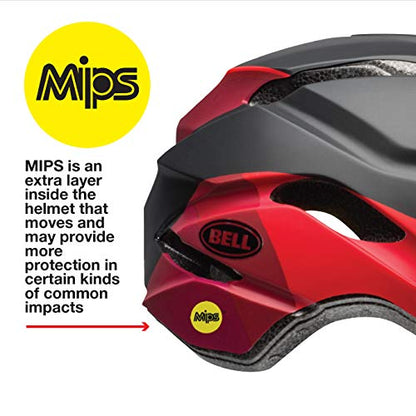 Adult Bike Helmet, Black/Red