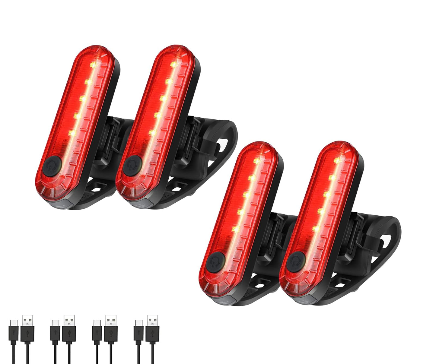 Bicycle Rear Light USB-C Rechargeable LED