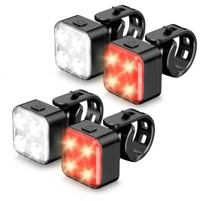 Bike Lights Set, IPX4 Waterproof