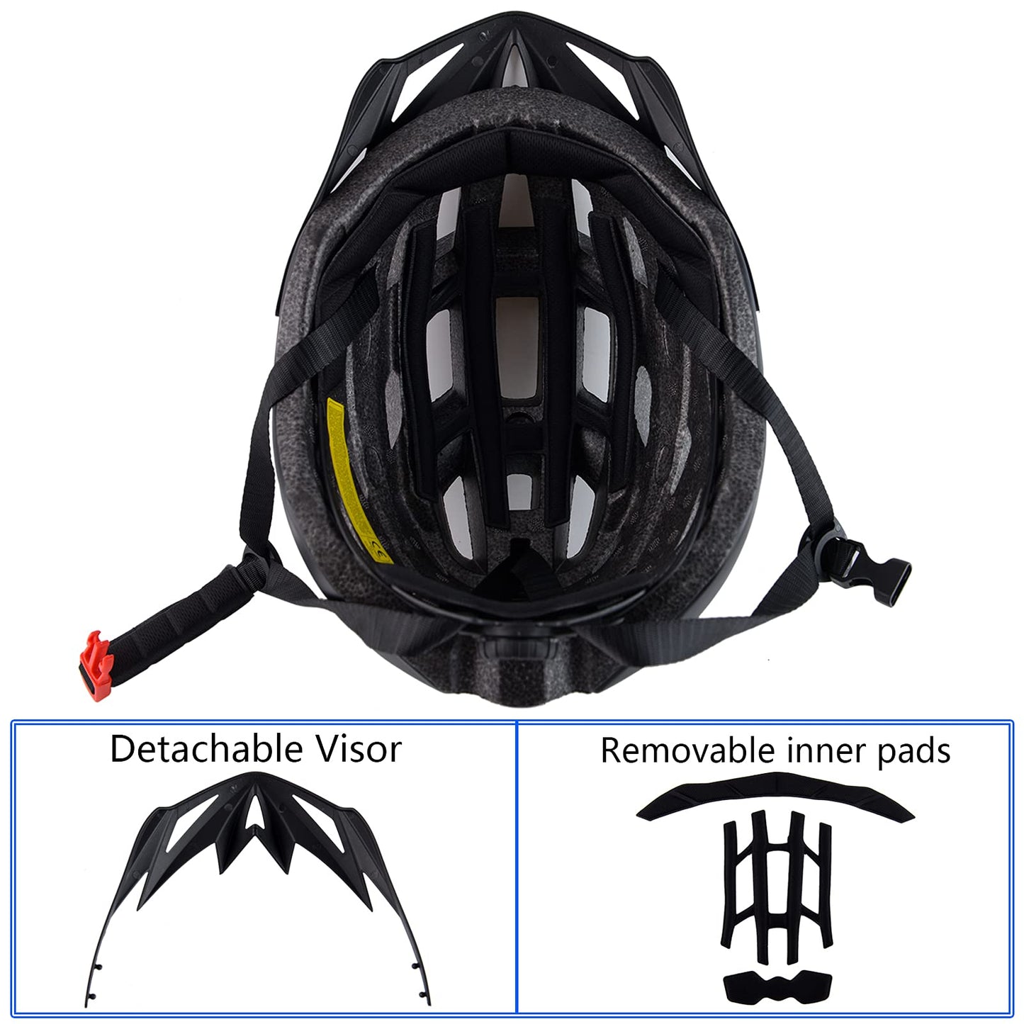 Adult Bike Helmet with Detachable Visor