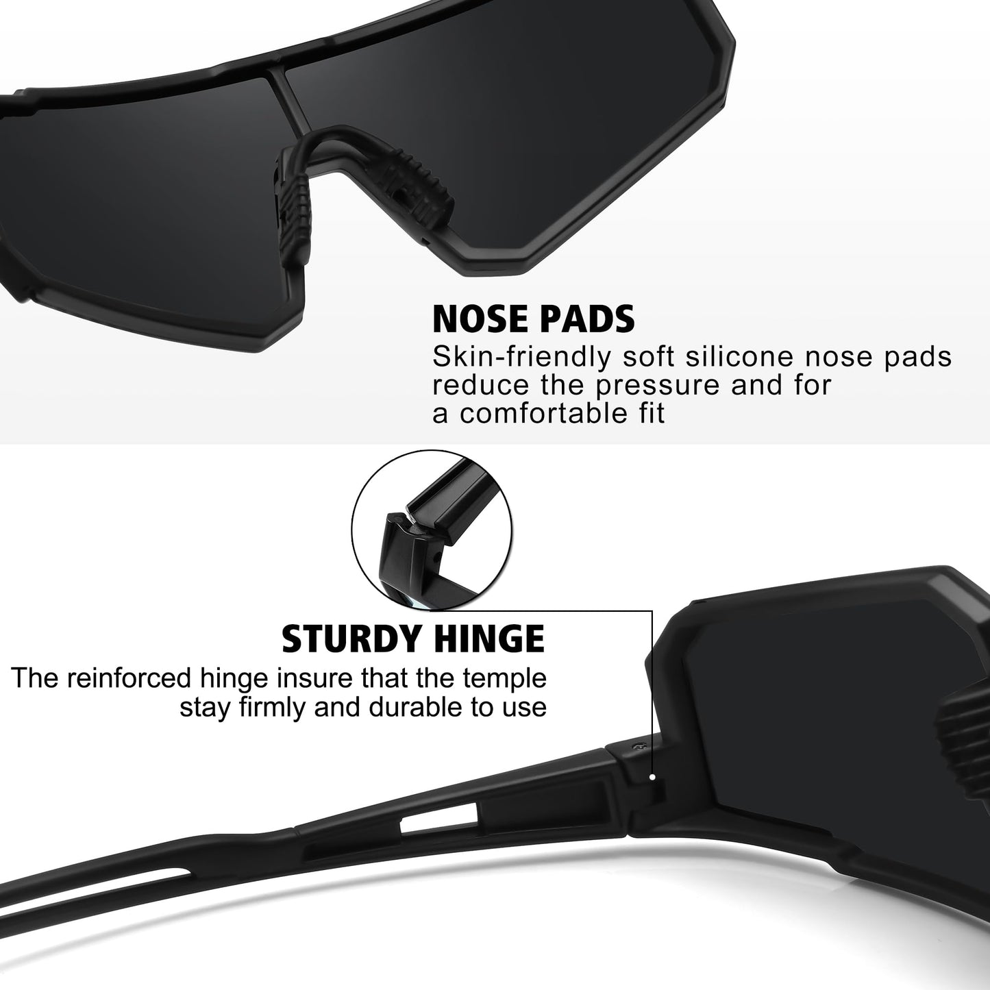 Polarized Sports Sunglasses