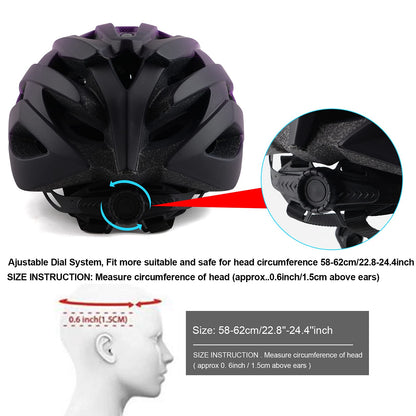 Adult Bike Helmet with Detachable Visor