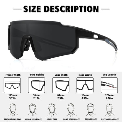 Polarized Sports Sunglasses