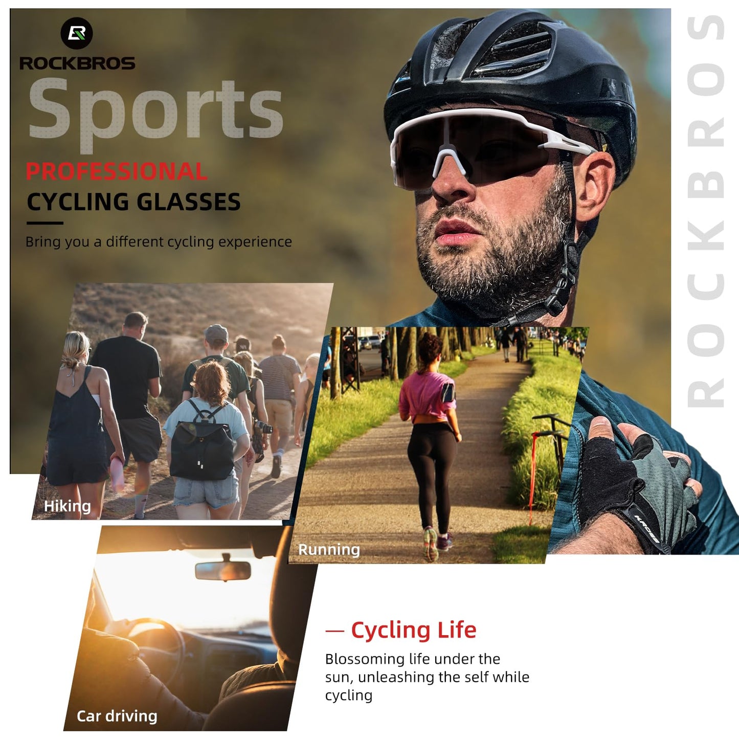 Photochrome Sport-Sonnenbrille