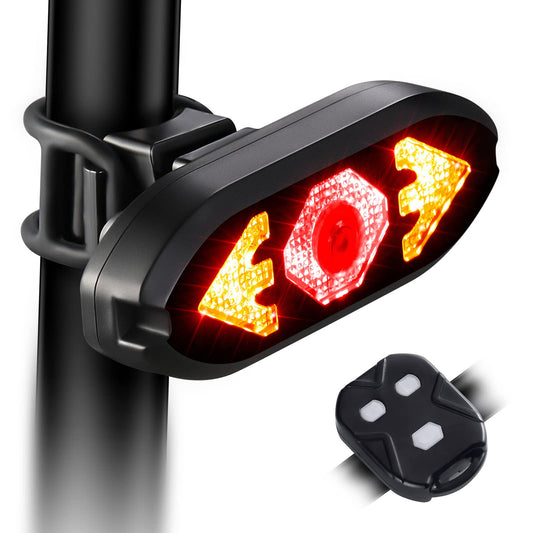 Bike Tail Light with Turn Signals Wireless Remote Control