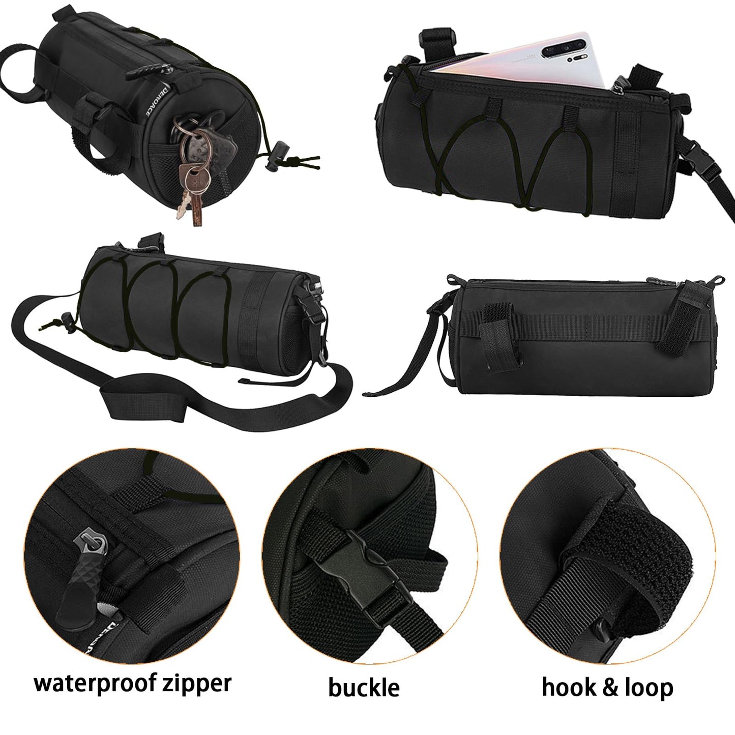 Bike Handlebar Bag, Waterproof