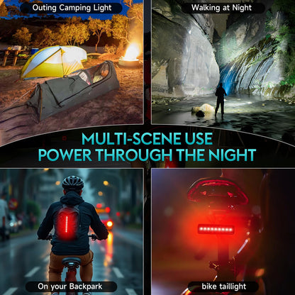 10000 Lumen Super Bright 6 LED Bike Light