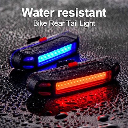 USB Rechargeable Bike Headlight & Tail Light